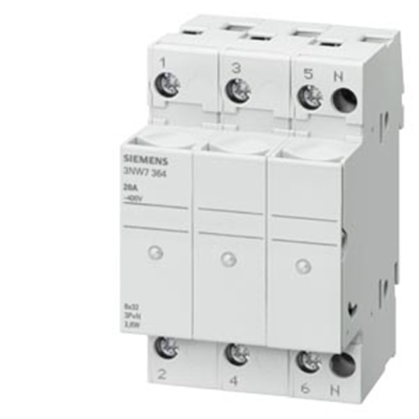 Держатель цилиндрических предохранителей Siemens 3NW7034