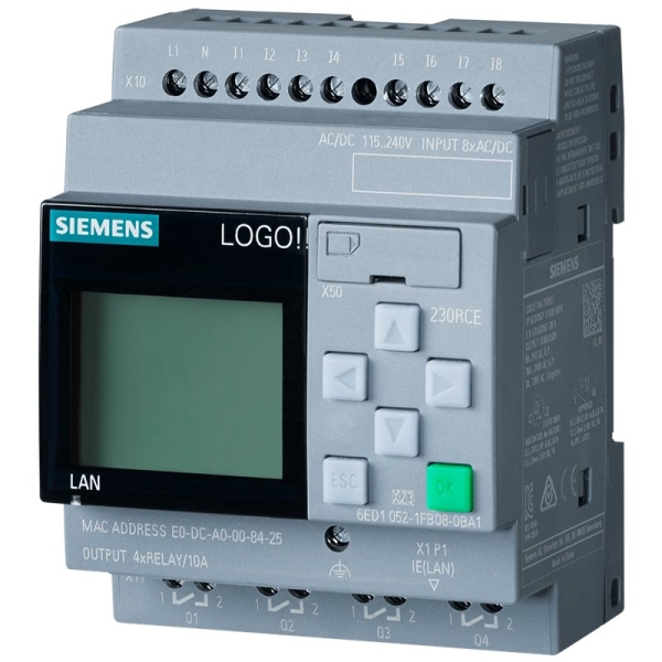 Логический модуль с дисплеем Siemens 6ED1052-1FB08-0BA1