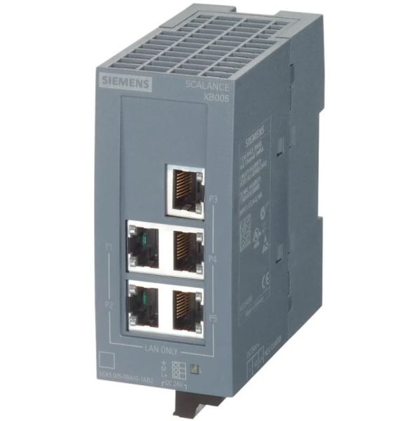 Неуправляемый промышленный Ethernet-коммутатор Siemens 6GK5005-0BA00-1AB2