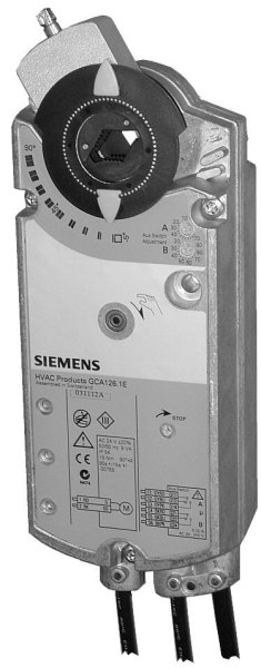 Привод воздушной заслонки Siemens GCA161.1E