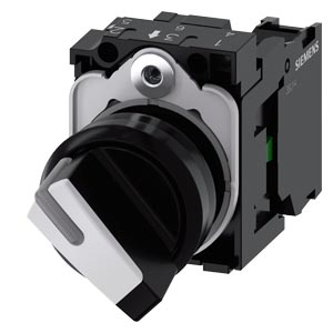 Селекторный переключатель, с подсветкой Siemens 3SU1100-2BF60-1BA0